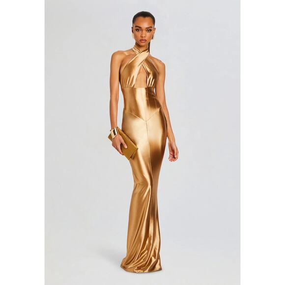 Retrofete Dresses & Skirts - retrofete Charity Dress in Gold